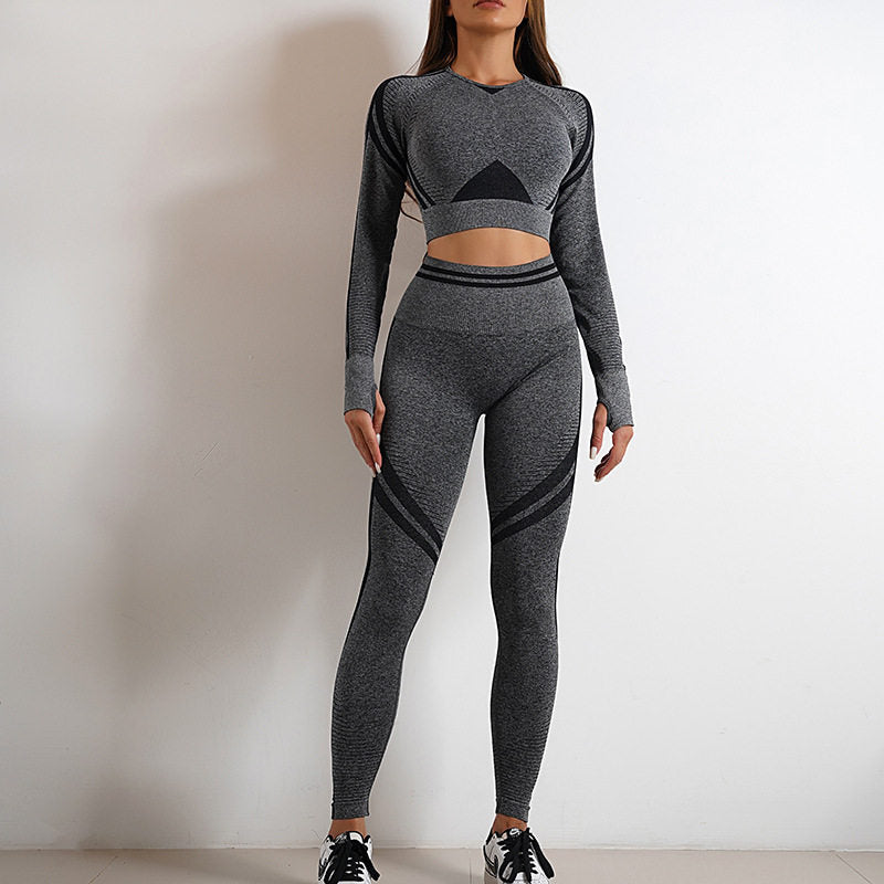 Women's Butt Lifting Yoga Set – Breathable Activewear for Gym & Yoga