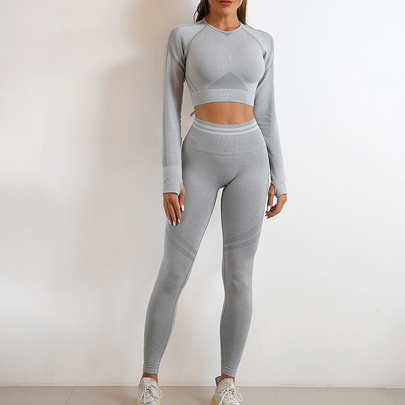 Women's Butt Lifting Yoga Set – Breathable Activewear for Gym & Yoga