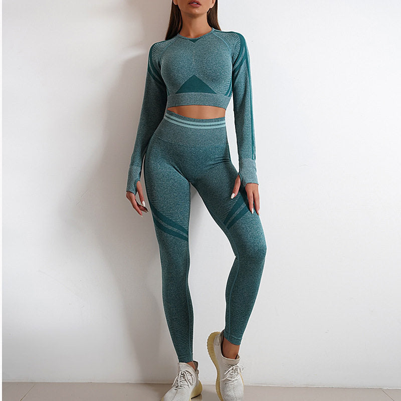 Women's Butt Lifting Yoga Set – Breathable Activewear for Gym & Yoga