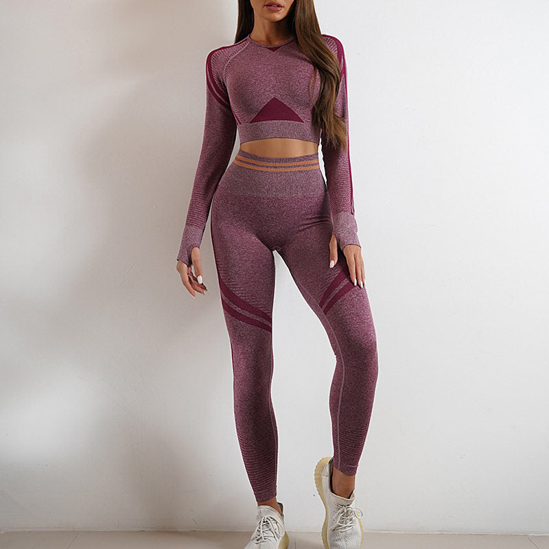 Women's Butt Lifting Yoga Set – Breathable Activewear for Gym & Yoga