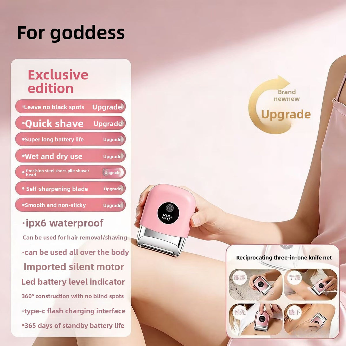 Electric Hair Removal Shaver for Women